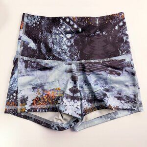 Mika Yoga Wear - HW Bella Short - Print - Equilibrium / XS (XS/S)